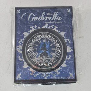 Disney Cinderella Collectors Edition Compact Mirror With Ornate Clock Design